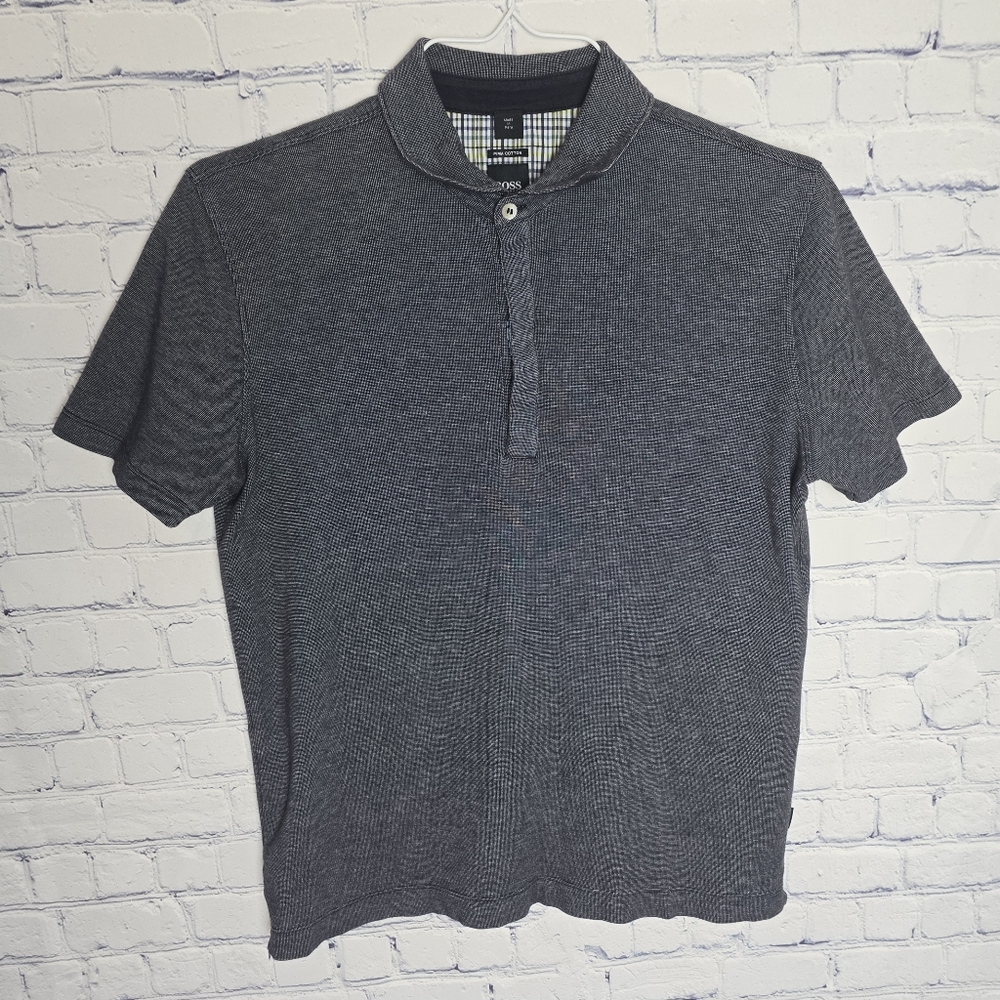 Hugo Boss Pima Cotton Regular Fit Dark Gray Polo M
